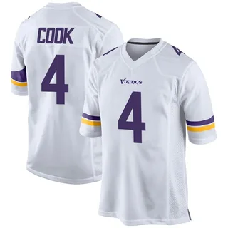 Minnesota Vikings Nike Game Road Jersey - White - Custom - Mens