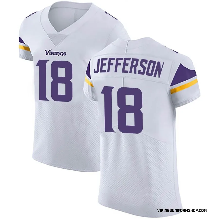 Justin Jefferson Minnesota Vikings Nike Reflective Black Jersey