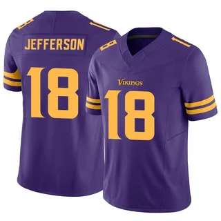 Men's Nike Justin Jefferson Purple Minnesota Vikings Alternate Vapor  Limited Jersey