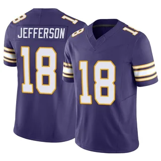 Justin Jefferson Minnesota Vikings Nike Reflective Black Jersey