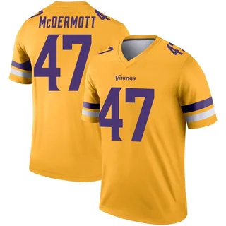 Nike Kevin McDermott Minnesota Vikings Legend Purple Color Rush Jersey -  Men's