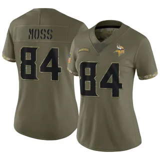 Randy Moss Minnesota Vikings Nike Reflective Black Jersey