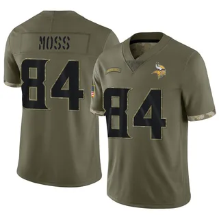 Randy Moss Minnesota Vikings Nike Reflective Black Jersey